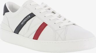Moncler Vegane niedrige dreifarbige Sneakers Monaco M