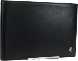 Cartier Pre-owned Wallets, female, Black, Size: ONE SIZE Pre-owned Vintage Bifold Wallet