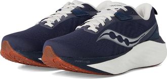 Saucony Triumph 22 Mens Running Shoes Navy/Gum : 11.5 D - Medium, Rubber