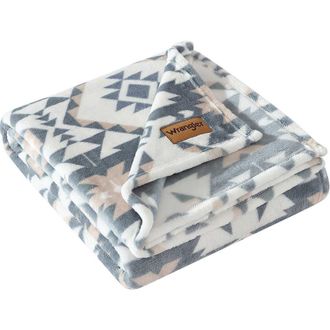 Wrangler Dakota Throw Blanket in Grey at Nordstrom Rack