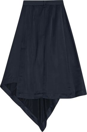 Remain Gonna asimmetrica drappeggiata - Blu