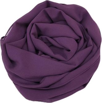 Generic New Chiffon Scarf Female Head Cover for Women Head Scarves Headscarf Wrap Wedding Shawl for Evening Dresses (180x100CM - Maroon) (Purple, 90X170CM)
