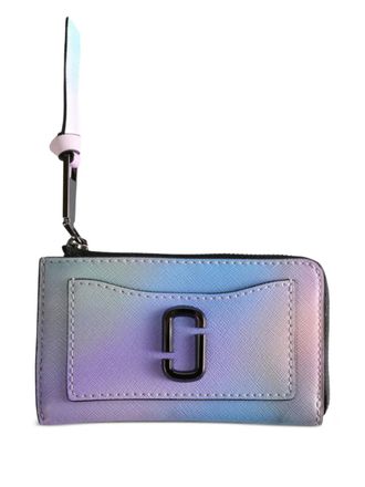 Marc Jacobs logo-plaque zip-fastening wallet - Purple