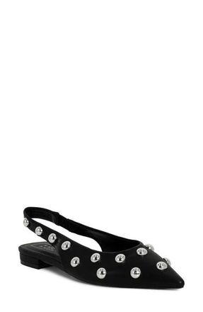 Shushop Arizona Slingback Flat in Black at Nordstrom, Size 8.5
