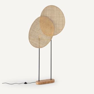 AM.PM Rotan vloerlamp, Canop&eacute;e, ontwerp door Emmanuel Gallina