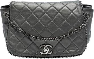 Chanel Borsa a tracolla trapuntata Pre-owned - - Pre-owned - Donna - Grigio - ONE SIZE