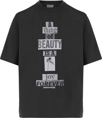 Balenciaga Black Crew Neck T-Shirt