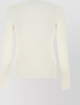 Alexander McQueen ribbed crew neck sweater