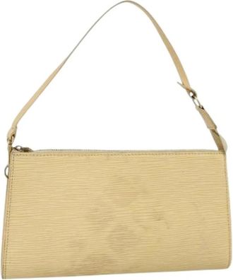 Louis Vuitton Pre-owned Shoulder Bags, female, Beige, Size: ONE SIZE Pre-owned Vintage Accessory Pouch