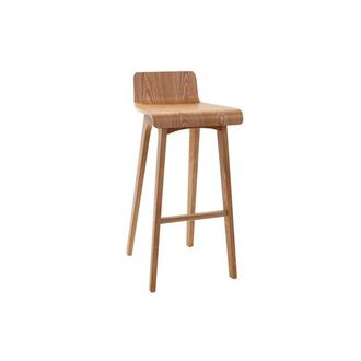 Miliboo Taburete / Silla De Bar Dise&ntilde;o Madera Natural Estilo N&oacute;rdico Baltik