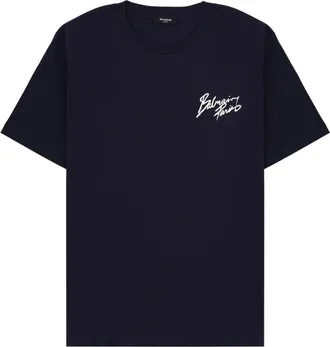 Balmain T Shirt With Logo
