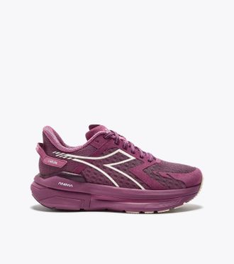 Diadora Womens Cellula Shoes In Red Violet/whisper White