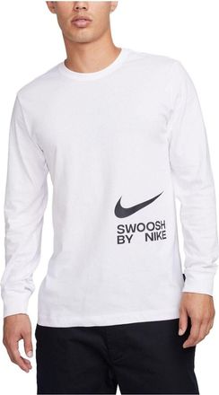 Nike Sportswear Big Swoosh Long Sleeve T-Shirt White FJ1120-100