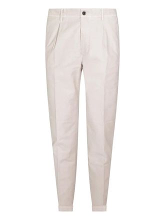 Incotex darted cuffed trousers - Neutrals