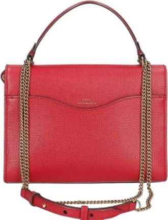 Anya Hindmarch Pre-owned Leren Handtas - Dames - Pre-owned - Rood - Maat: ONE Size Leer