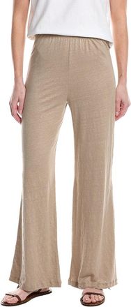 Majestic Filatures Stretch Linen-Blend Wide-Leg Pant
