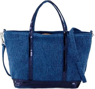 Vanessa Bruno Linen Extra Small Zipped Cabas Tote