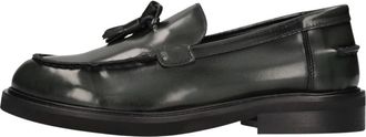 Poesie Veneziane Leren Moccasins - Dames - Loafers - Groen - 35 EU - Leer - Schoenen