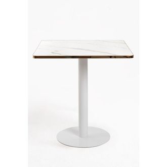 Regalos Miguel Regalos Miguel - Mesas Auxiliares - Mesa Firro Cuadrada 70cm Blanca - Blanco