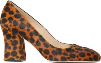 Stuart Weitzman Curveblock 85 Pumps - Dames - Pumps - Bruin - 35 1/2 EU - Schoenen