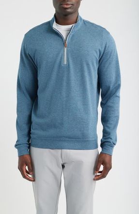Johnnie-O Sully Quarter Zip Pullover in Bayou at Nordstrom, Size Xx-Large