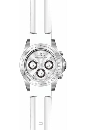 Invicta Speedway 50488 Heren Horloge - Quartz Uurwerk - Roestvrij Staal met zilveren Wijzerplaat - 40mm