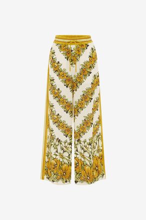 Alemais Weite Hose aus gebl&uuml;mtem Leinen Gisela