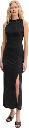 Guess Kleedjes, Dames, Zwart, XS, Polyester, New Liza