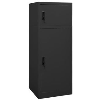 vidaXL Armario Para Sillas De Montar Acero Gris Antracita 53x53x140 Cm Vidaxl Antracita