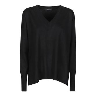 Aragona Jersey con cuello en V - Knitwear - Mujer - Negro - L