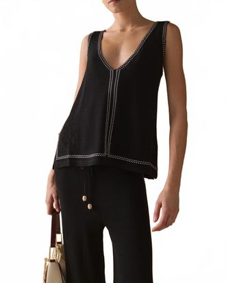 SANCIA Womens The Skye Knit Tank In Black