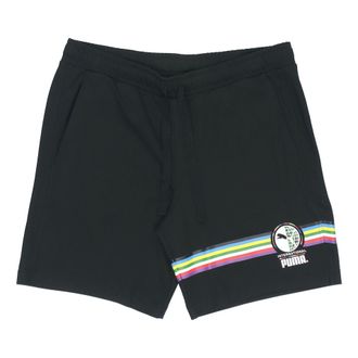 Puma INTL Graphic Shorts Black White 531308-01
