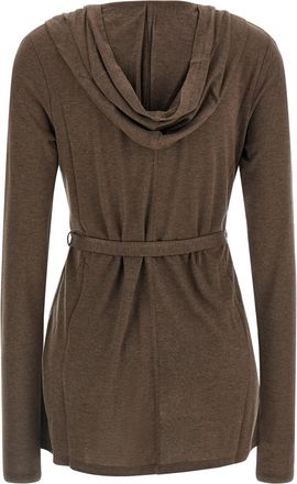 Max Mara Lyocell-Silk Blend Cardigan - Brown