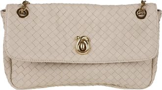 Bottega Veneta Madison Schoudertas - Dames - Schoudertassen - Beige - ONE Size - Leer - Tassen