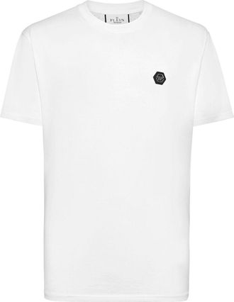 Philipp Plein crystal-embellished cotton T-shirt - men - Cotton - XXXXL - White