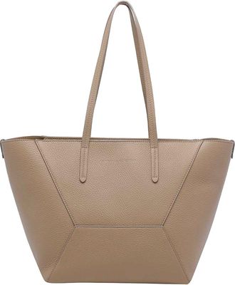 Brunello Cucinelli Beige Duo Shoulder Bag