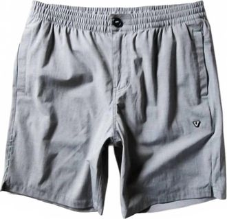 Vissla Mens Alto Eco Shorts In Dark Grey