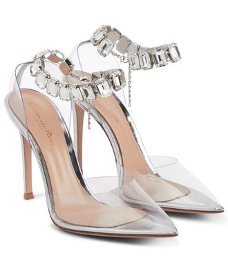 Gianvito Rossi Embellished PVC pumps