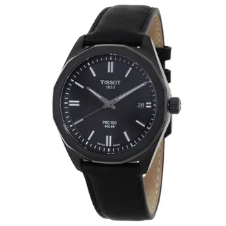 Tissot PRC 100 Black Dial Mens Watch T1514223605100