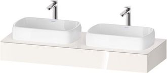 Duravit Consola Duravit Qatego, 1400x550x170mm, Con Dos Recortes