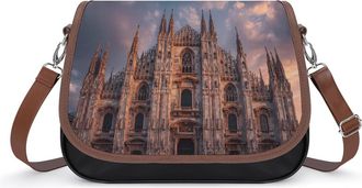Generic The Duomo Di Milano in Italy Fashion Womens Crossbody Bags Novelty Handbag Shoulder Bag Purse