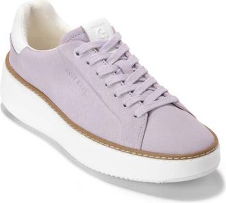Cole Haan GrandPro Topspin Sneaker in Thistle Suede/White at Nordstrom, Size 9.5