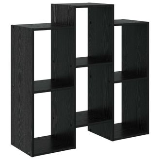 vidaXL Aparador Roble Negro 90 X 30 X 90 Cm Vidaxl