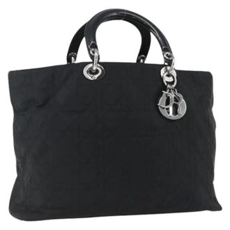 Dior Pre-owned Vintage Nylon Handtas - Dames - Vintage Handtas - Zwart - ONE Size - Nylon - Vintage
