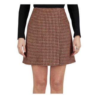 Kiton Short Skirts, female, Multicolor, Size: S Regular Geometric Skirt
