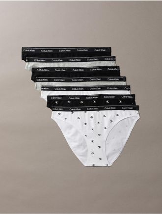 Calvin Klein Calvin Klein Womens Icon Logo 7-Pack Bikini - Multi - XL
