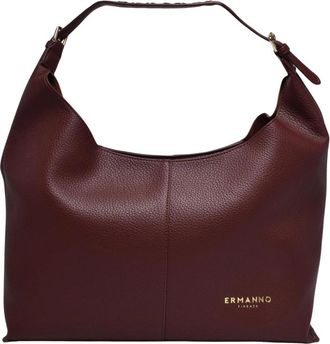 Ermanno Scervino Veronica Shopper - Dames - Schoudertassen - Rood - ONE Size - Su&egrave;de - Tassen