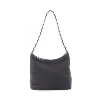 Ferragamo Canvas Leather Shoulder Bag (Pre-Owned)