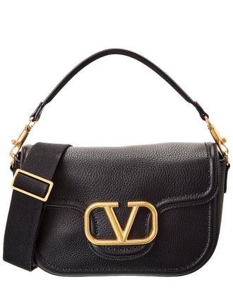 Valentino Alltime Leather Shoulder Bag