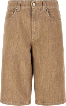 Brunello Cucinelli Mujer, Pantalones cortos, Beige, Talla: XS
